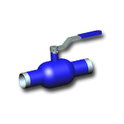 Zawór kulowy pełnoprzelotowy do wspawania WKP 2c DN25 PN16-40